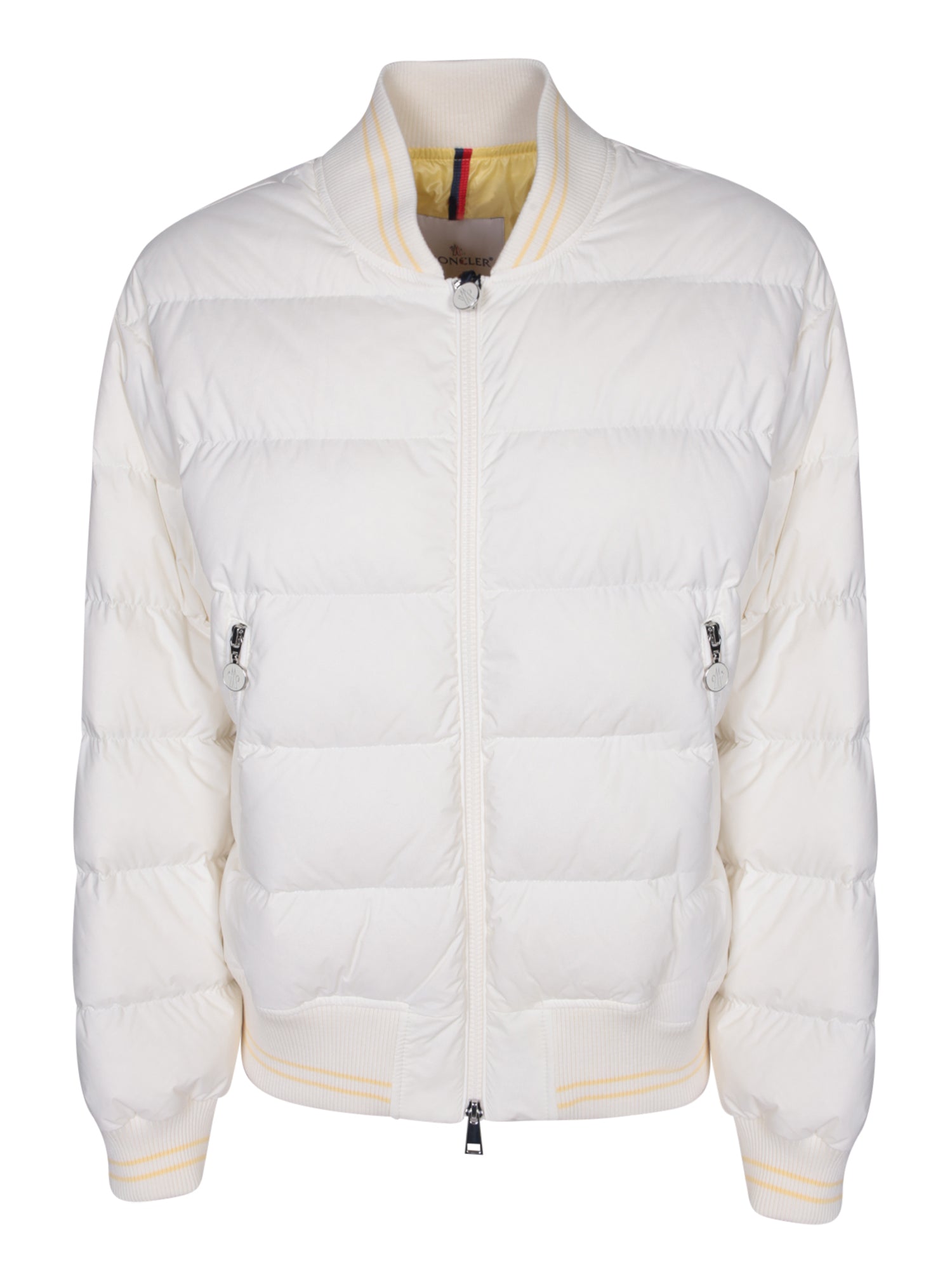 MONCLER Argo 화이트 봄버 자켓
