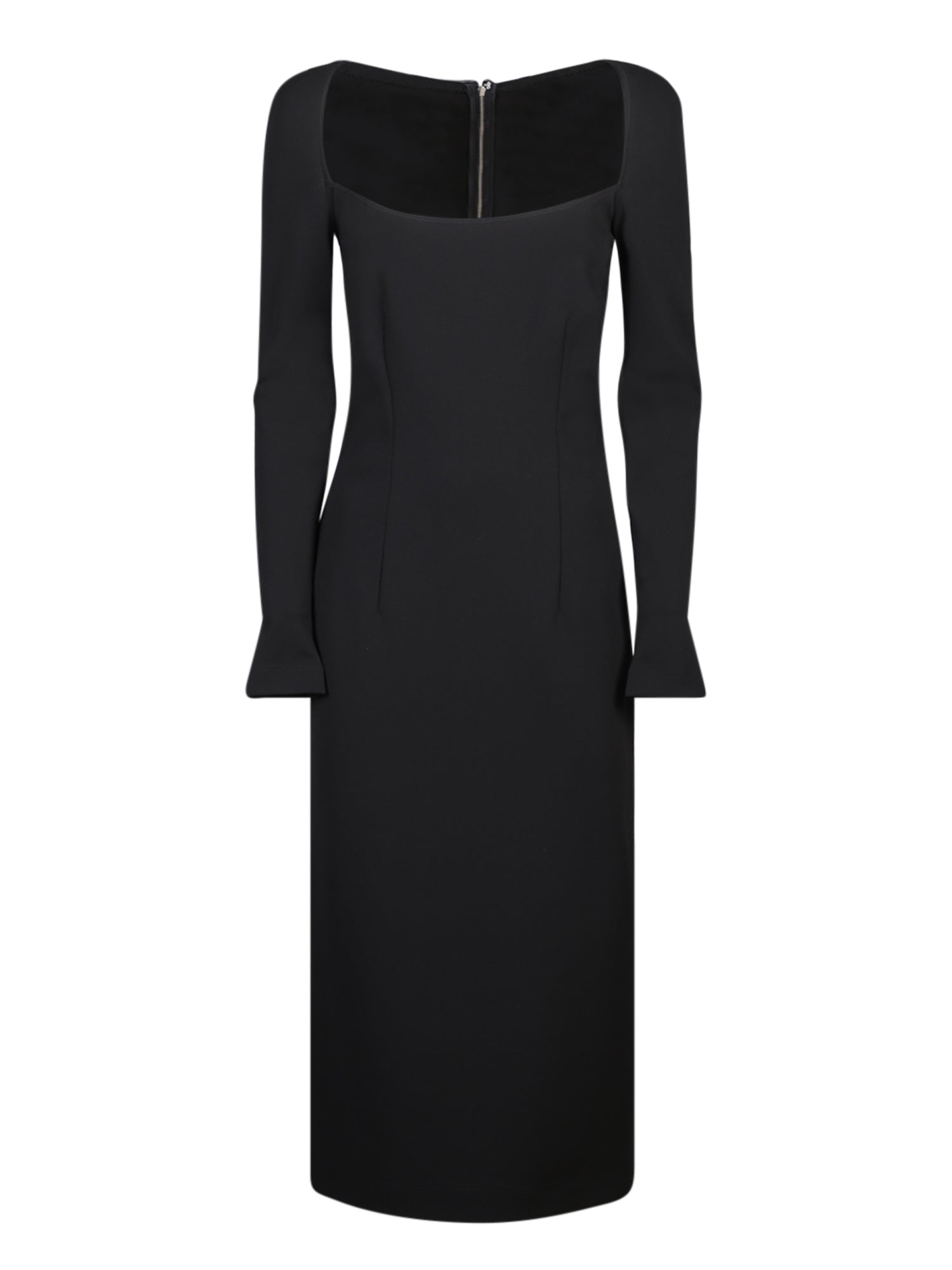 DOLCE  GABBANA Milano 스티치 시스 블랙 드레스
