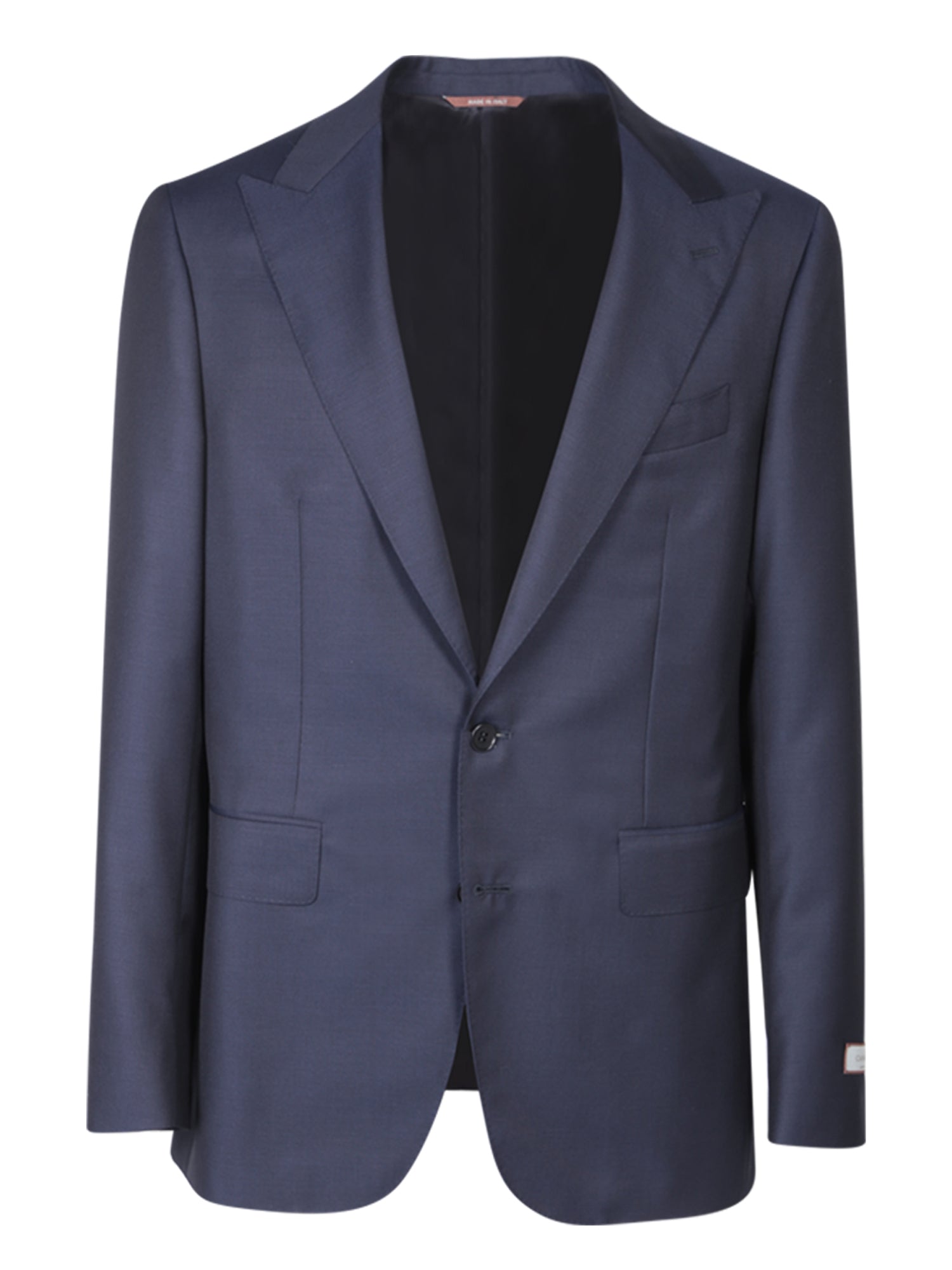 CANALI 트래블 싱글 브레스티드 블루 자켓