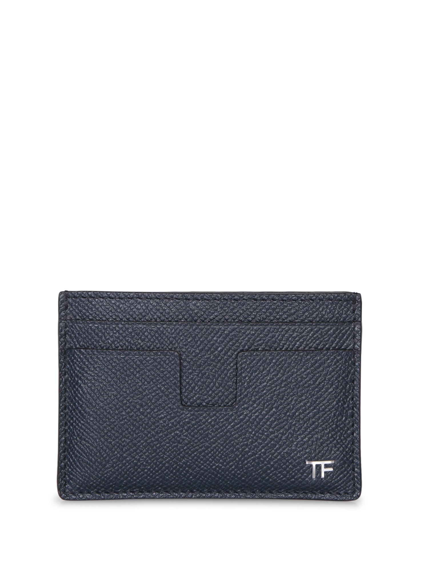 TOM FORD 스몰 그레인 4 슬롯 블루 cardholder