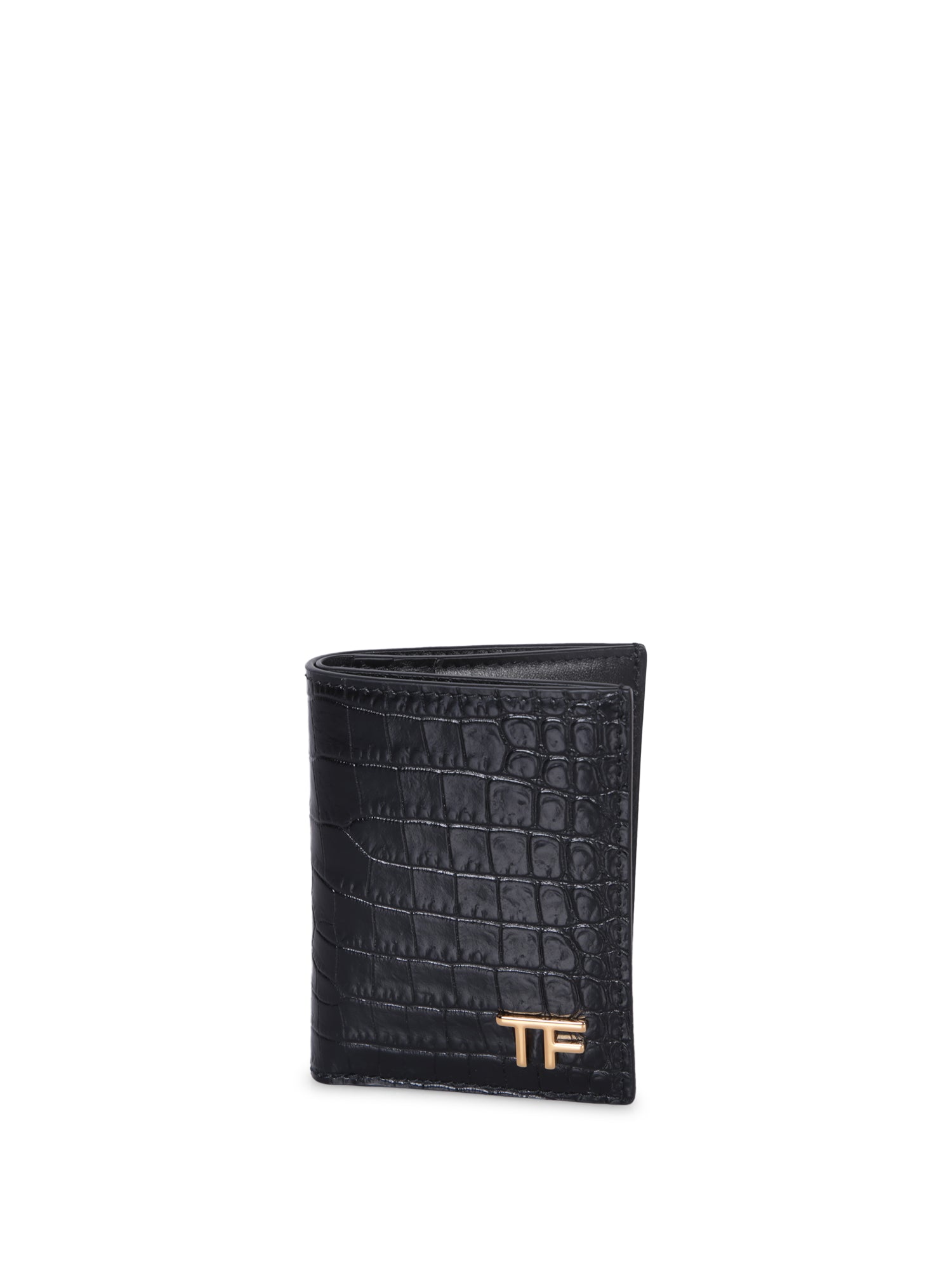 TOM FORD 크로크다일 vertical 블랙 cardholder