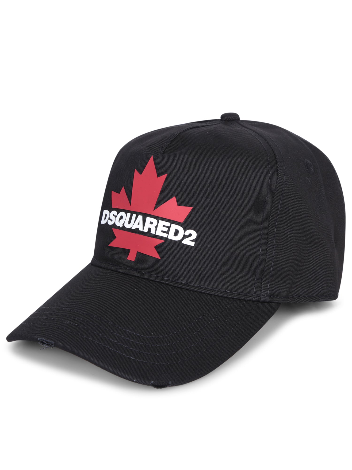 DSQUARED2 Canadian 리프 블랙 베이스볼 캡