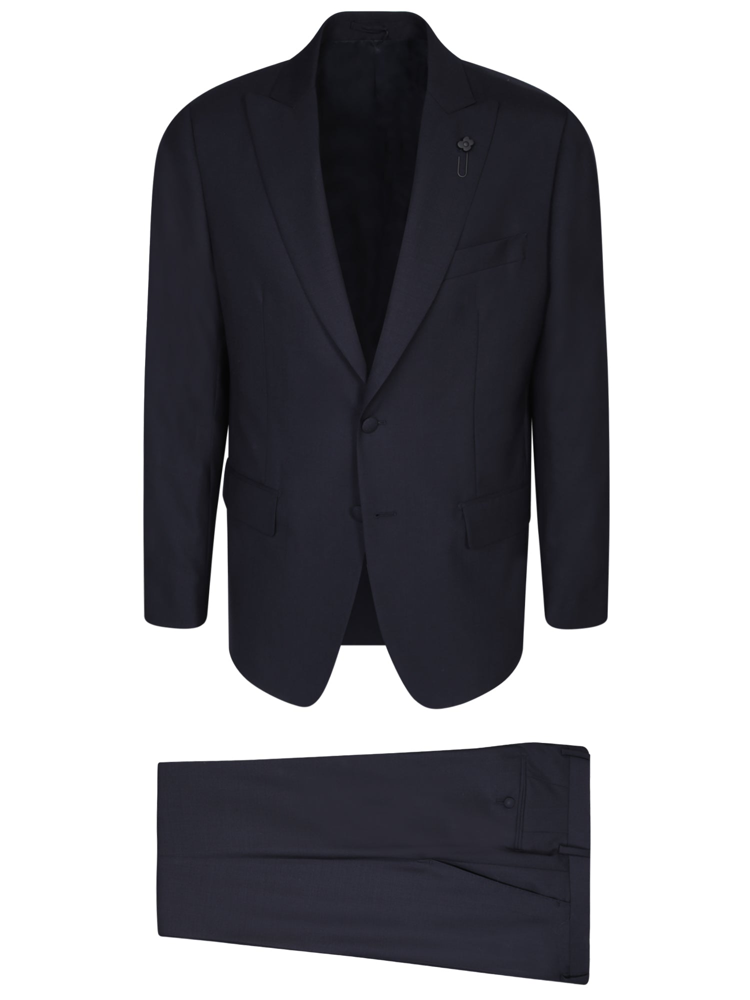 LARDINI 스트레치 패브릭 3 pieces 블루 수트