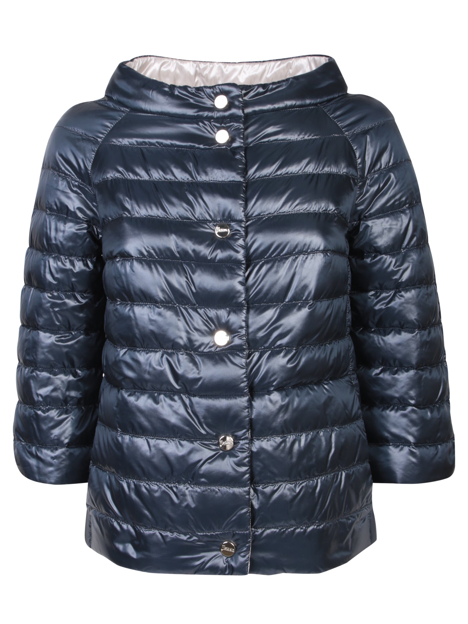 HERNO Rossella greyblue 케이프