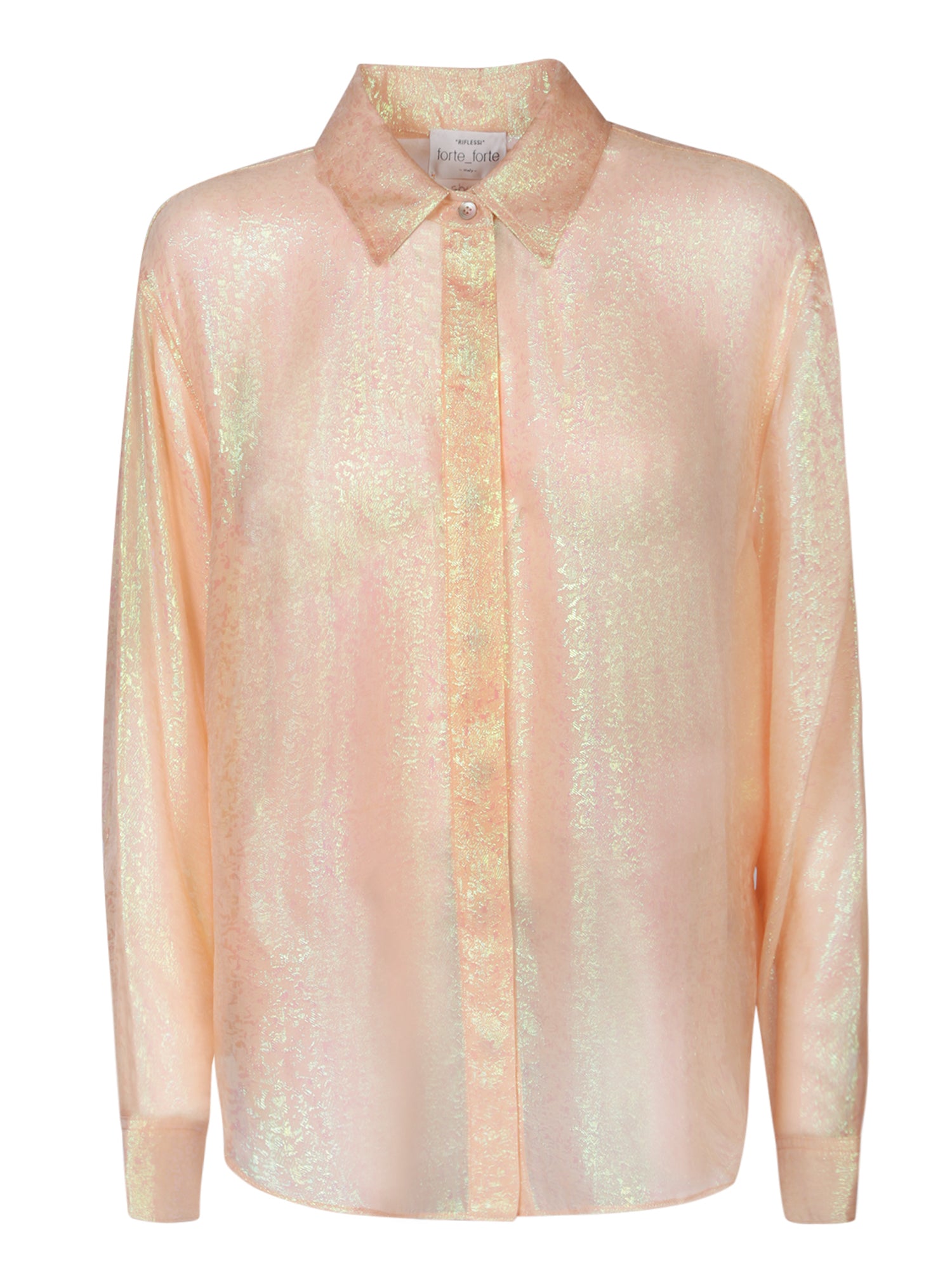 FORTE FORTE Irisè threads 크림 셔츠