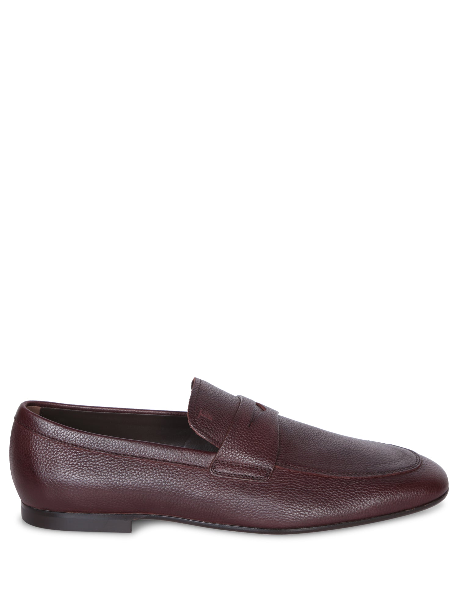 TODS Hammeredweave 브라운 로퍼