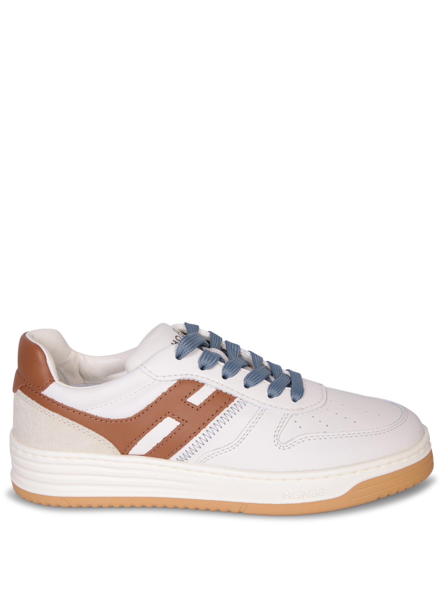 HOGAN H630 brownbeige 로우 스니커즈