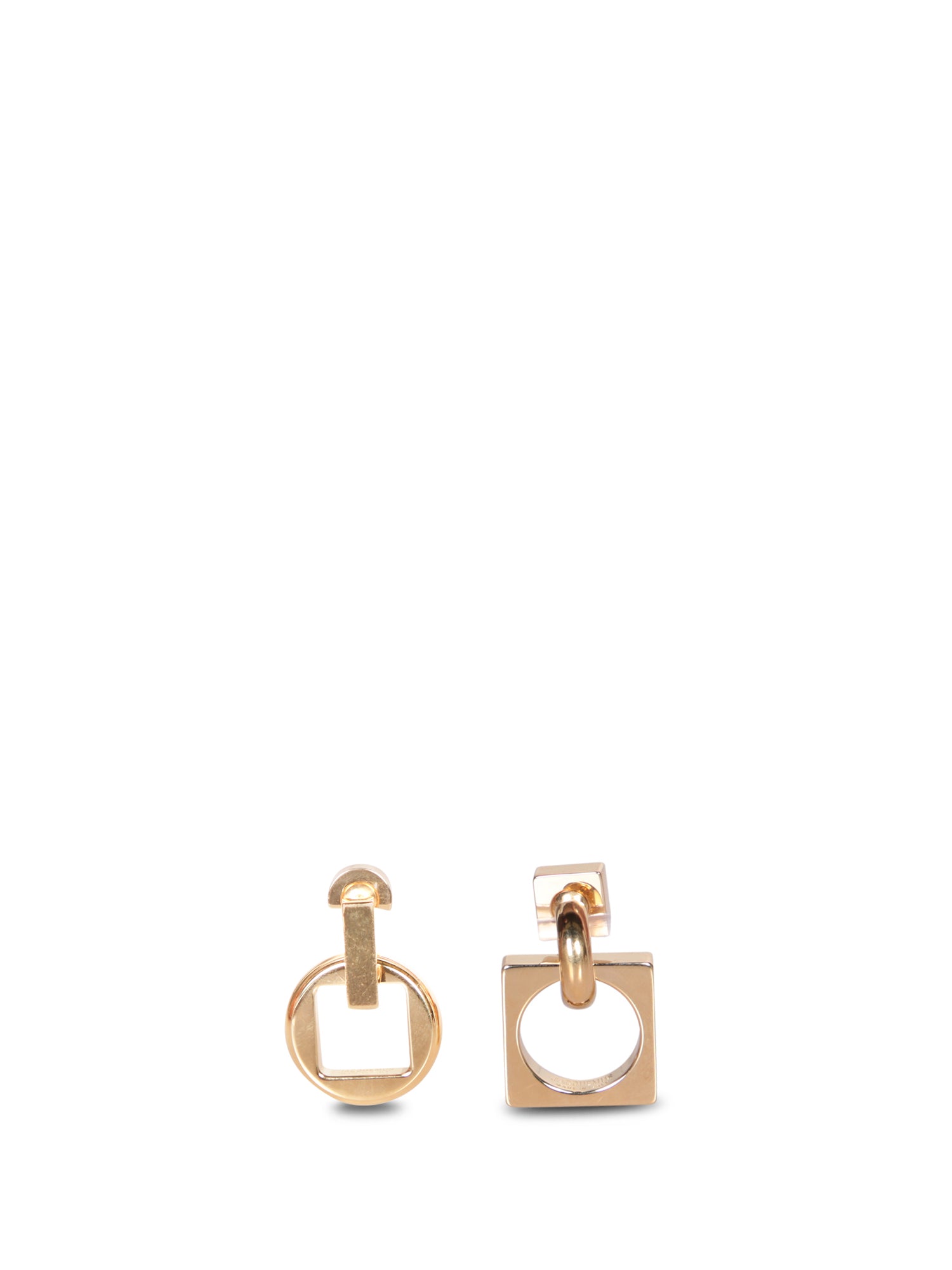 JACQUEMUS Pendantes Rond 까레 골드 이어링