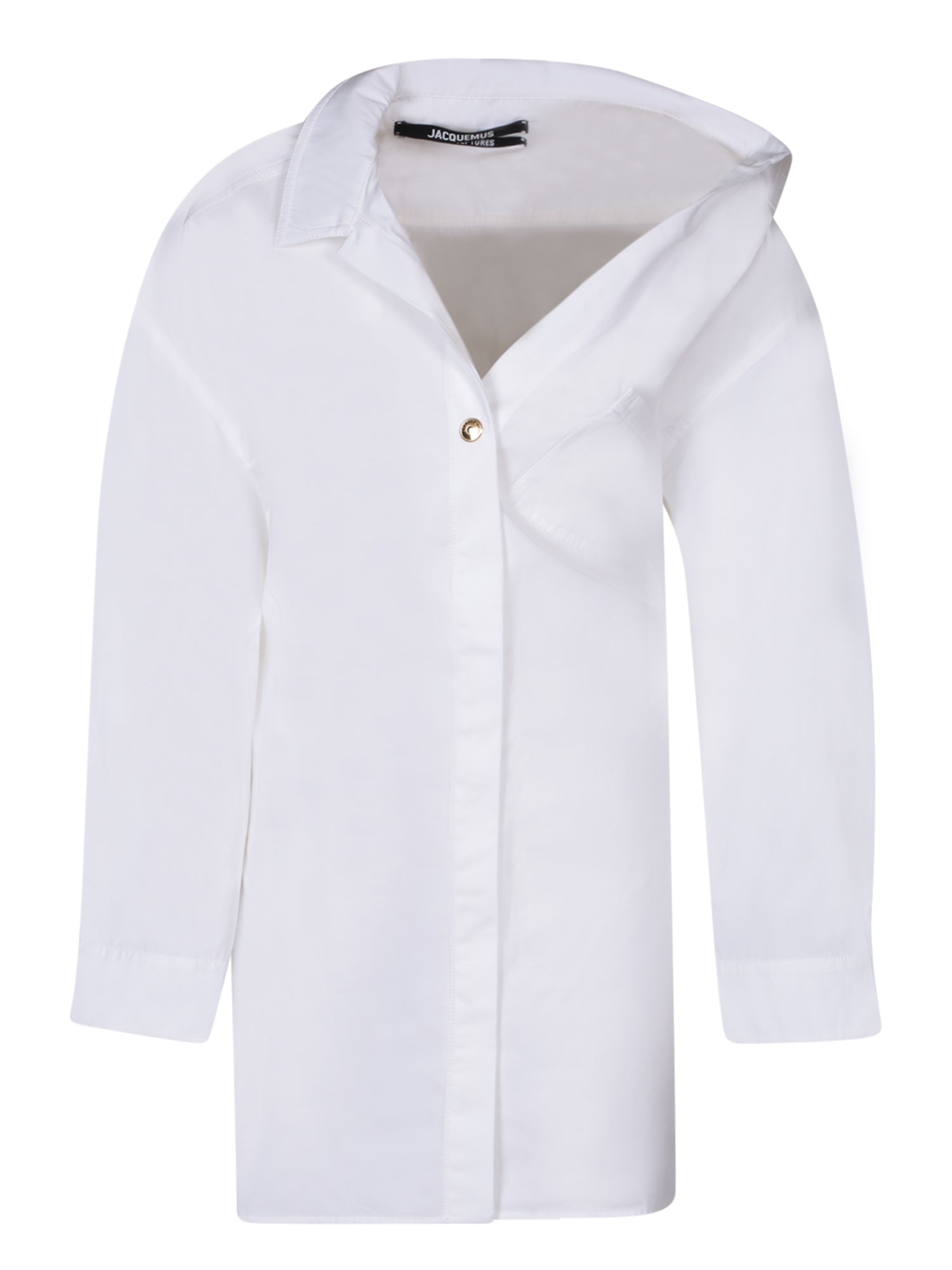 JACQUEMUS 미니 Robe Chemise 화이트 드레스