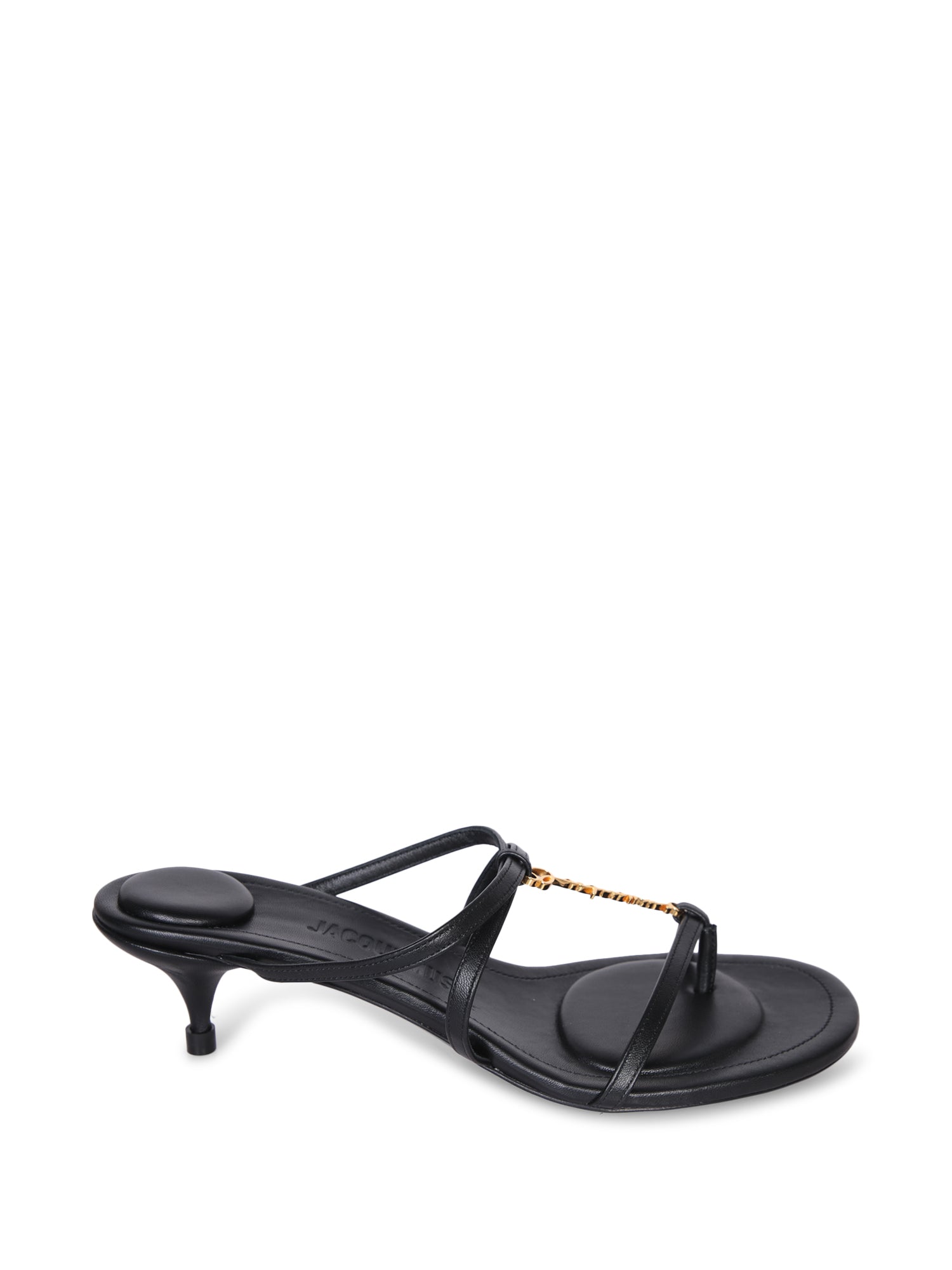 JACQUEMUS Pralu B 블랙 샌들
