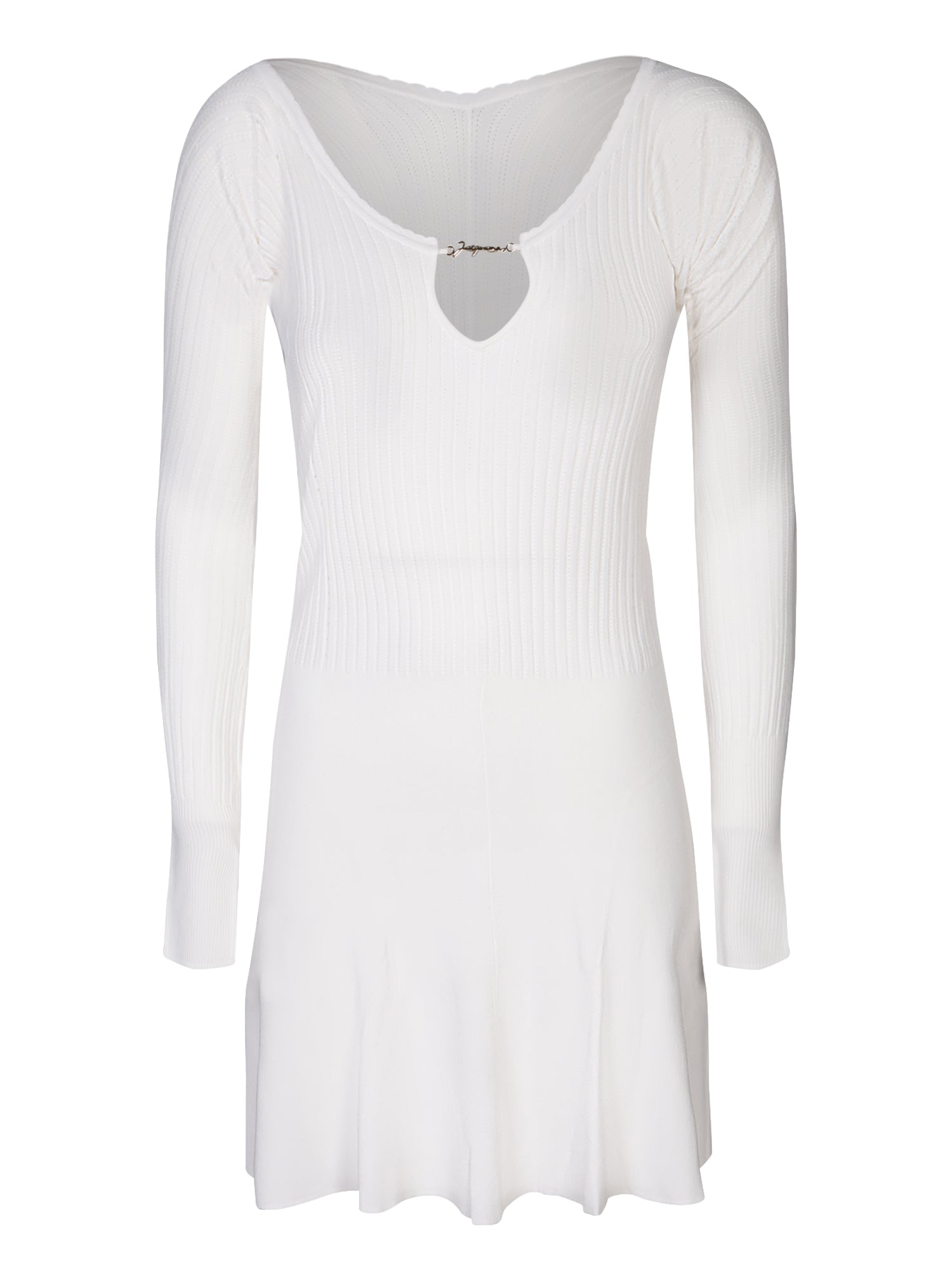 JACQUEMUS 미니 Pralu 화이트 드레스