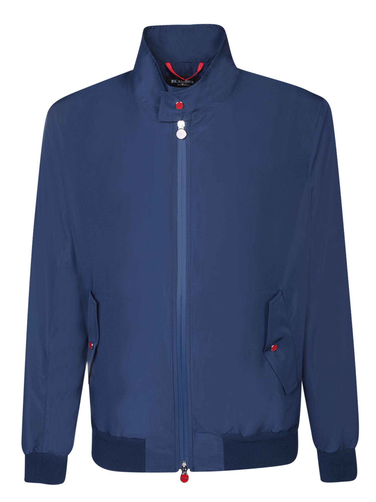 KITON 블루 나일론 Barracuda 자켓
