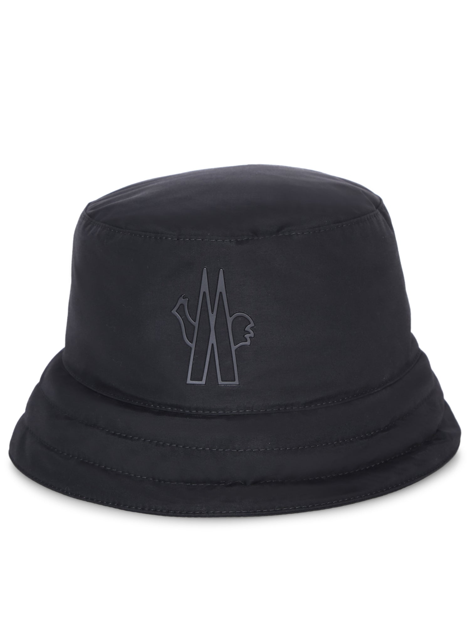 MONCLER GRENOBLE Moncler Grenoble 블랙 로고 버킷 모자