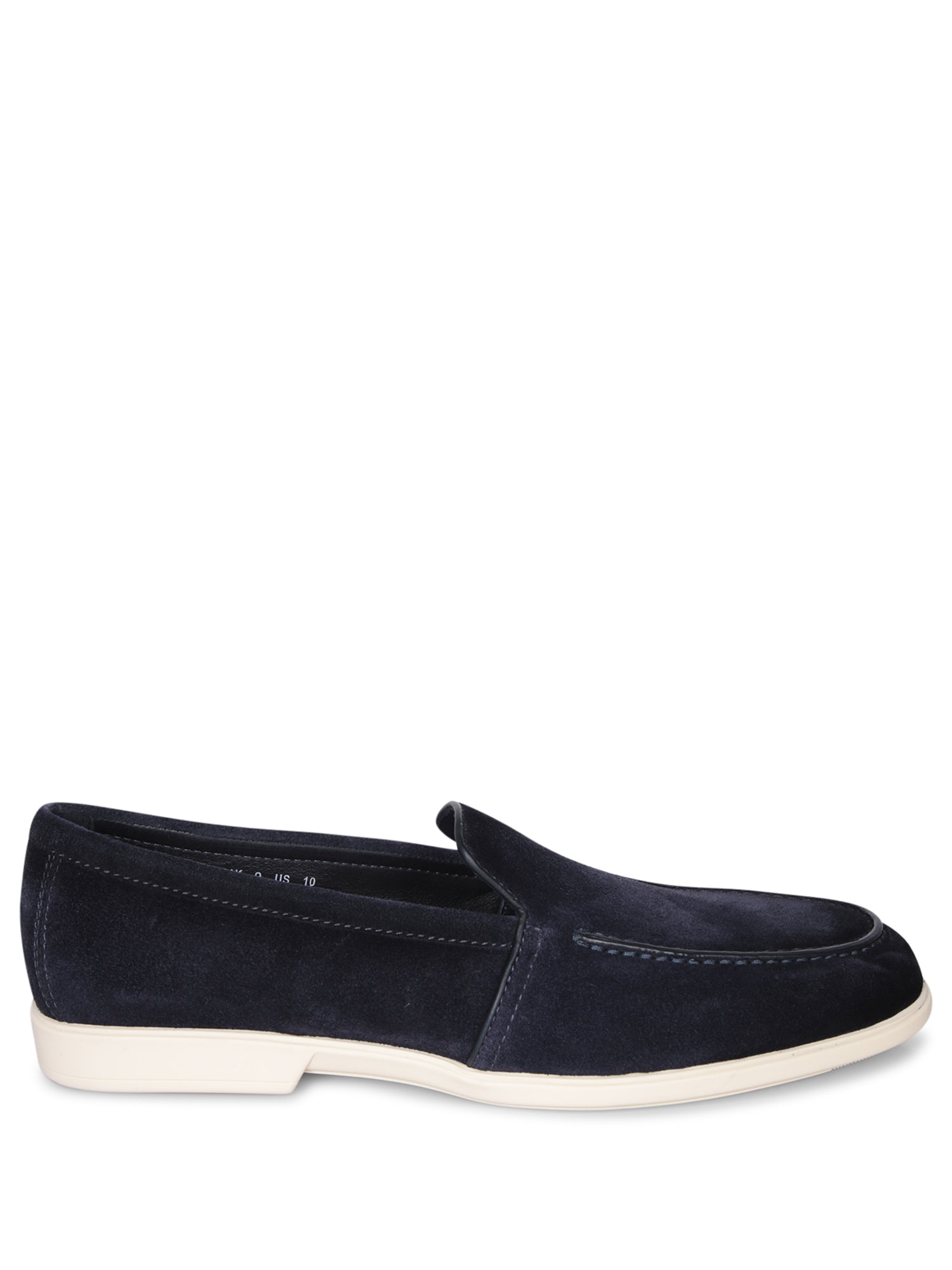 SANTONI Malibu 러버 스웨이드 블루 로퍼