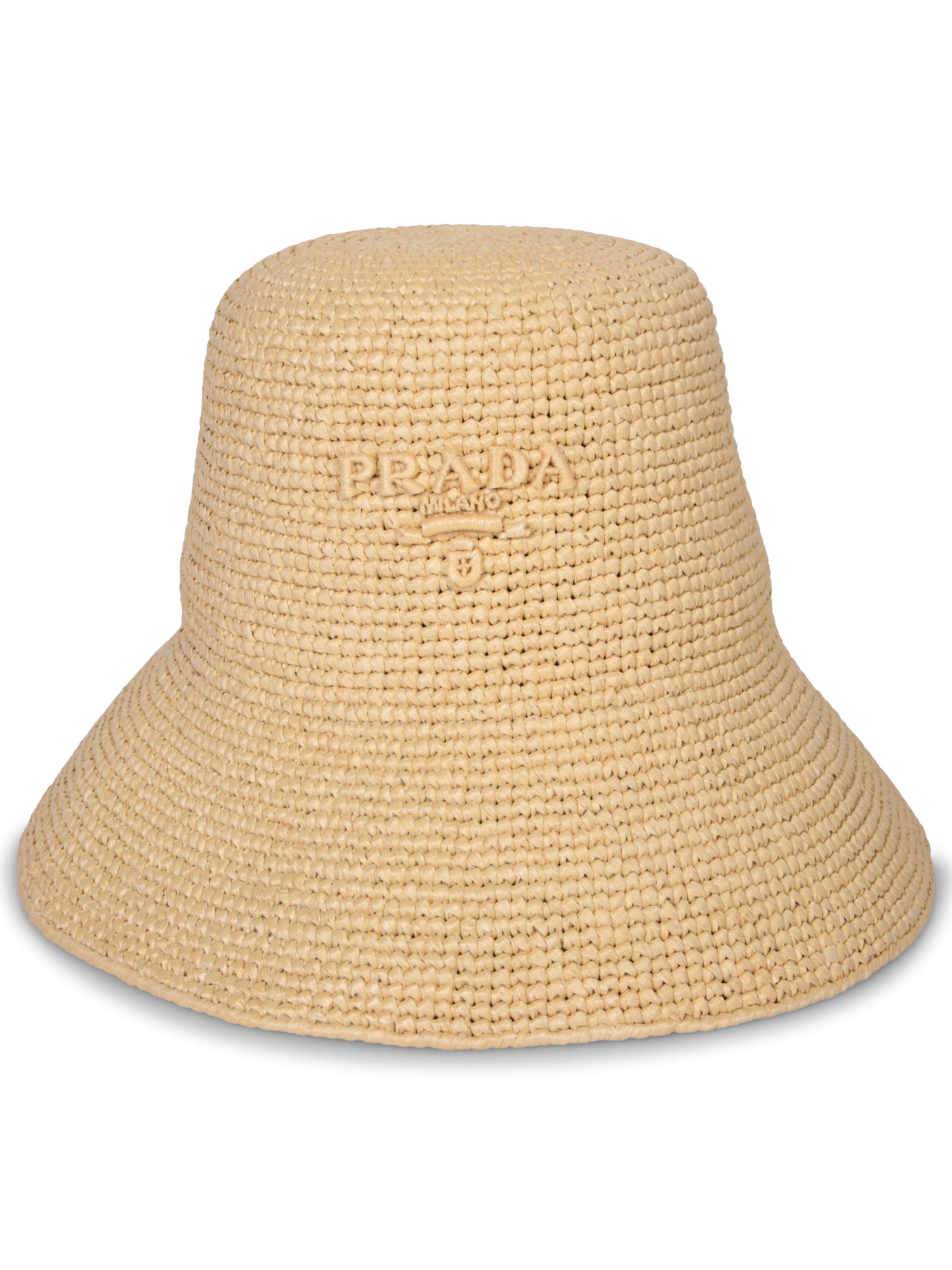 PRADA 크로셰 natural 모자