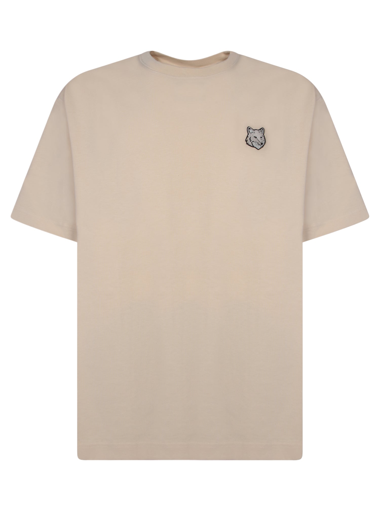 MAISON KITSUNE Bold Fox Head 아이보리 티셔츠