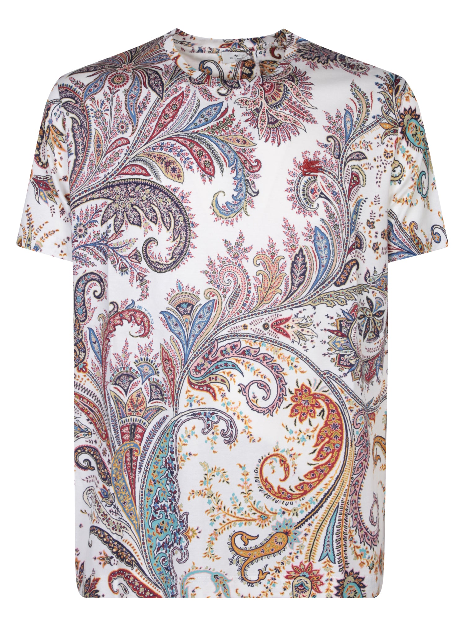 ETRO Allover 페이즐리 멀티컬러 티셔츠