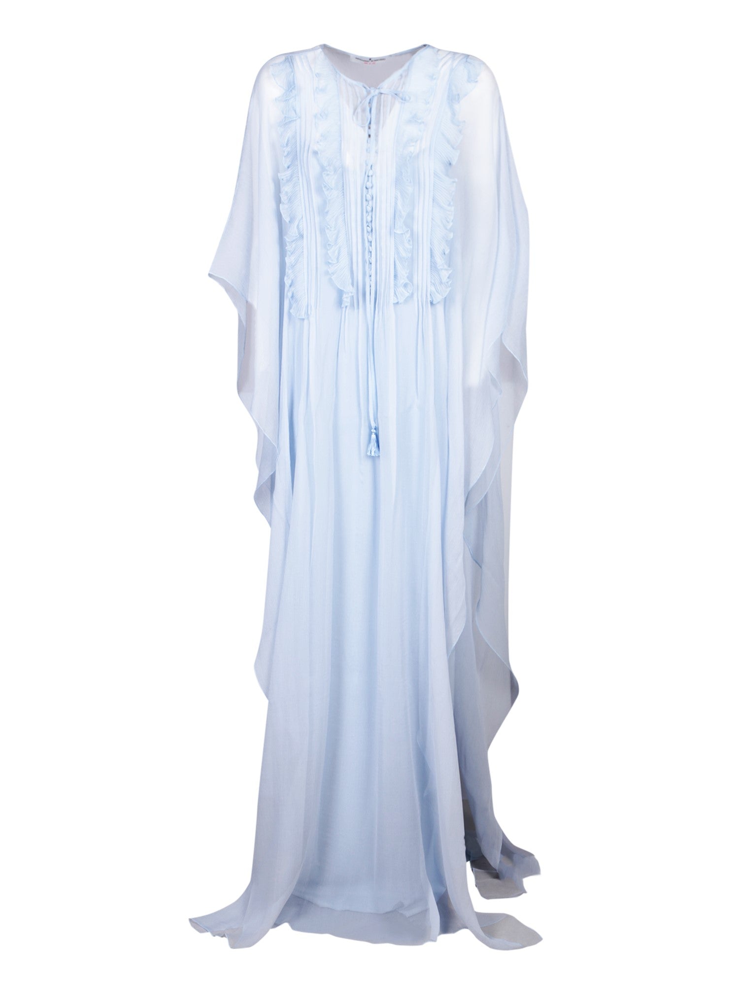 ERMANNO SCERVINO 라이트 블루 오간자 Kaftan