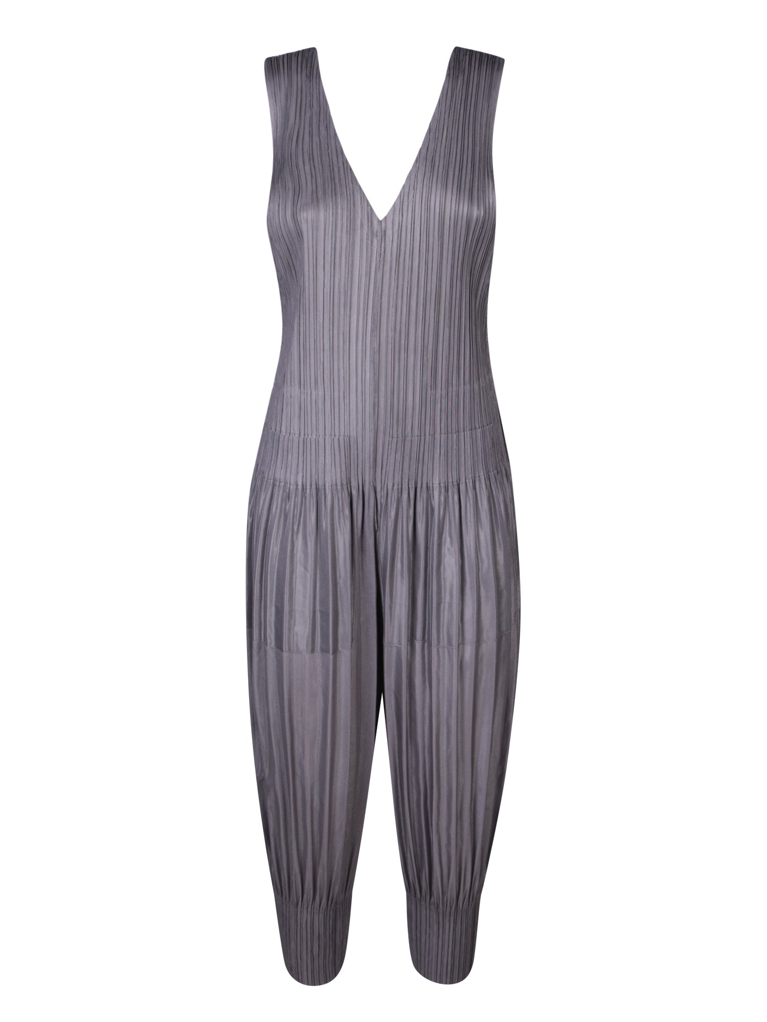 ISSEY MIYAKE 플러피 플리츠 Please 그레이 jumsuit
