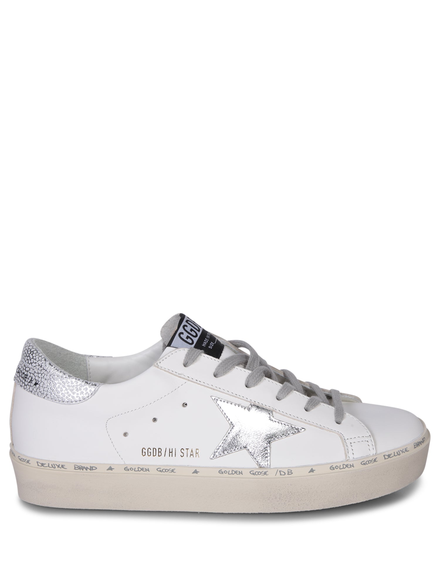 골든 GOOSE HiStar silverwhite 스니커즈