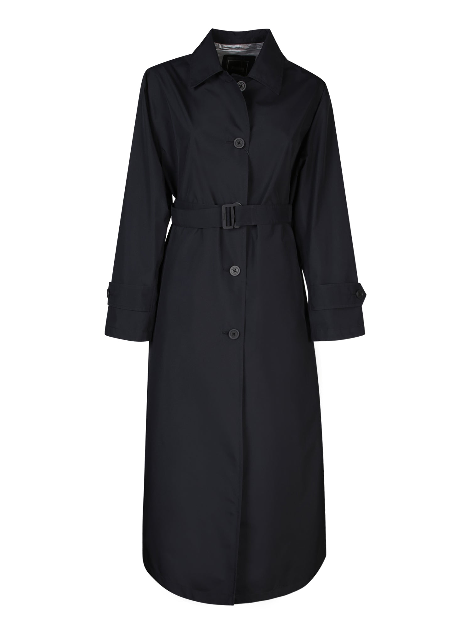 HERNO LAMINAR 롱 고어텍스 Laminar 트렌치 코트 in 블랙 by Herno