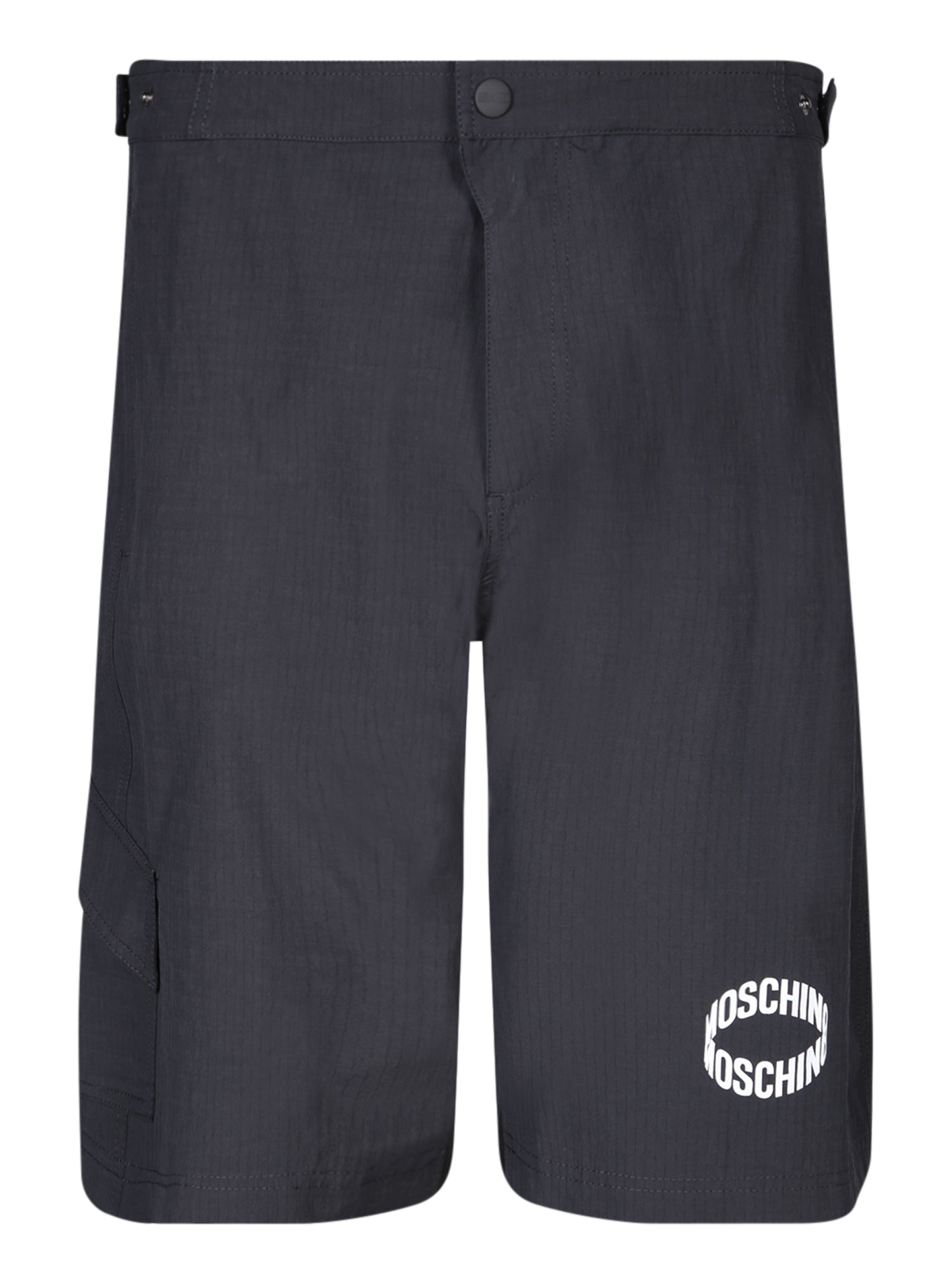 MOSCHINO 나일론 버뮤다 쇼츠 in 블랙