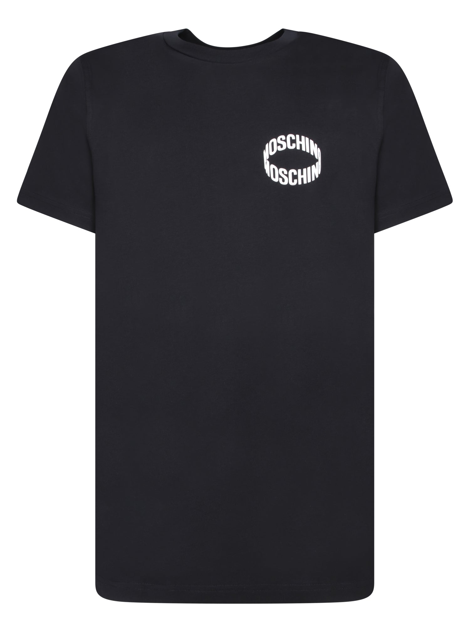 MOSCHINO 써클 로고 블랙 티셔츠