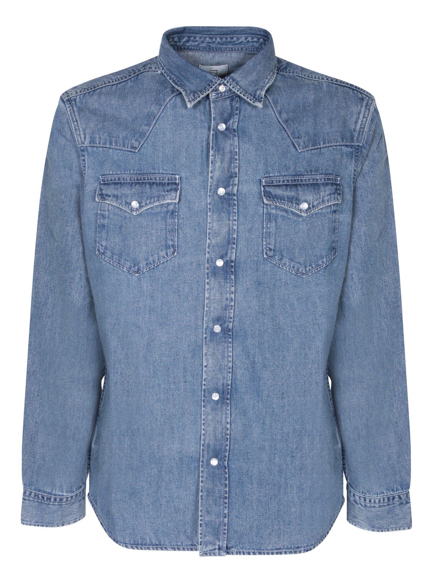 WOOLRICH 블루 데님 셔츠 Woolrich