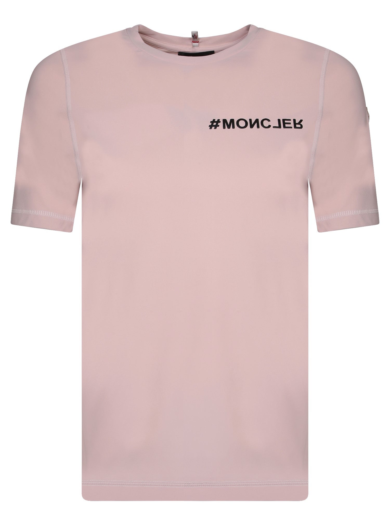 MONCLER GRENOBLE Moncler 로고 티셔츠 in 핑크