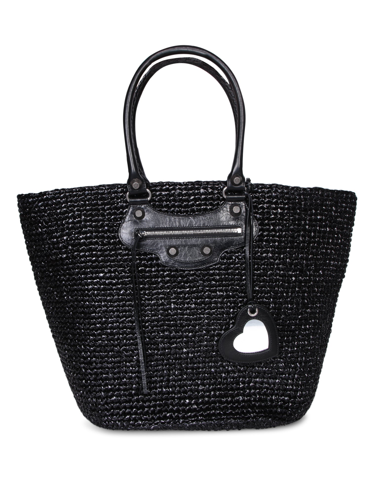 BALENCIAGA Le 카골 Panier L 블랙 백
