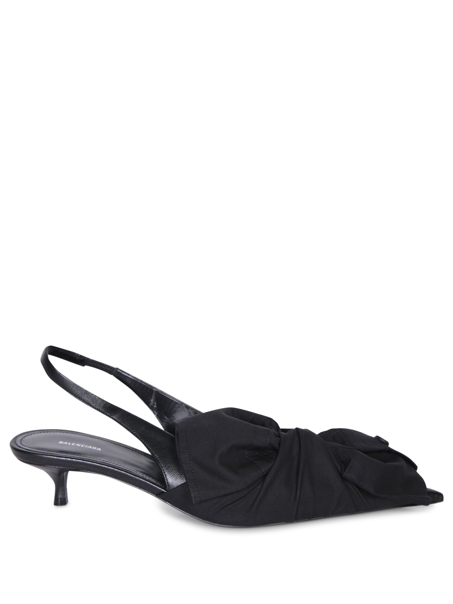 BALENCIAGA 블랙 슬링백 Chemise Shoe