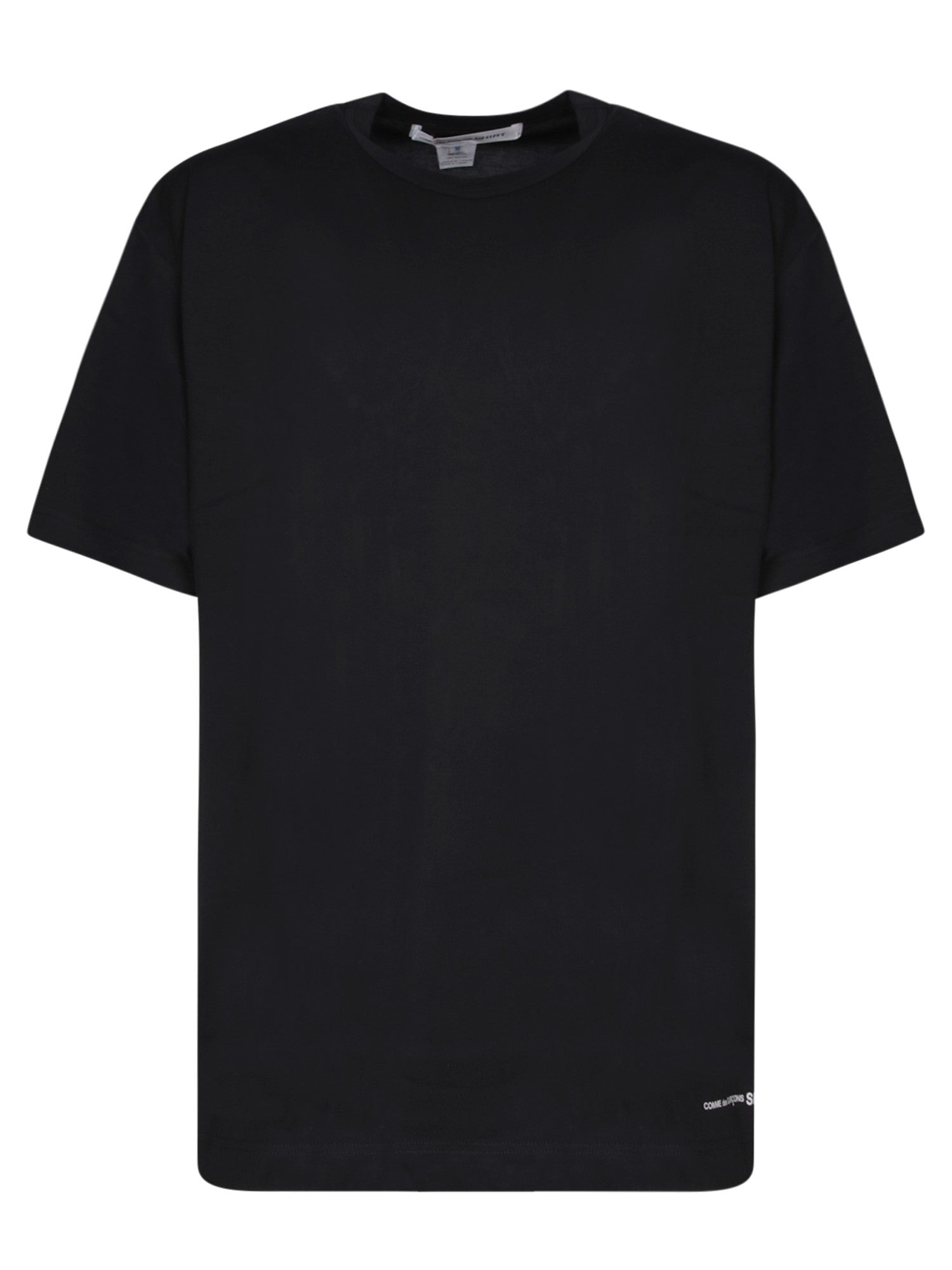 COMME DES GARCONS 셔츠 오버사이즈 블랙 티셔츠