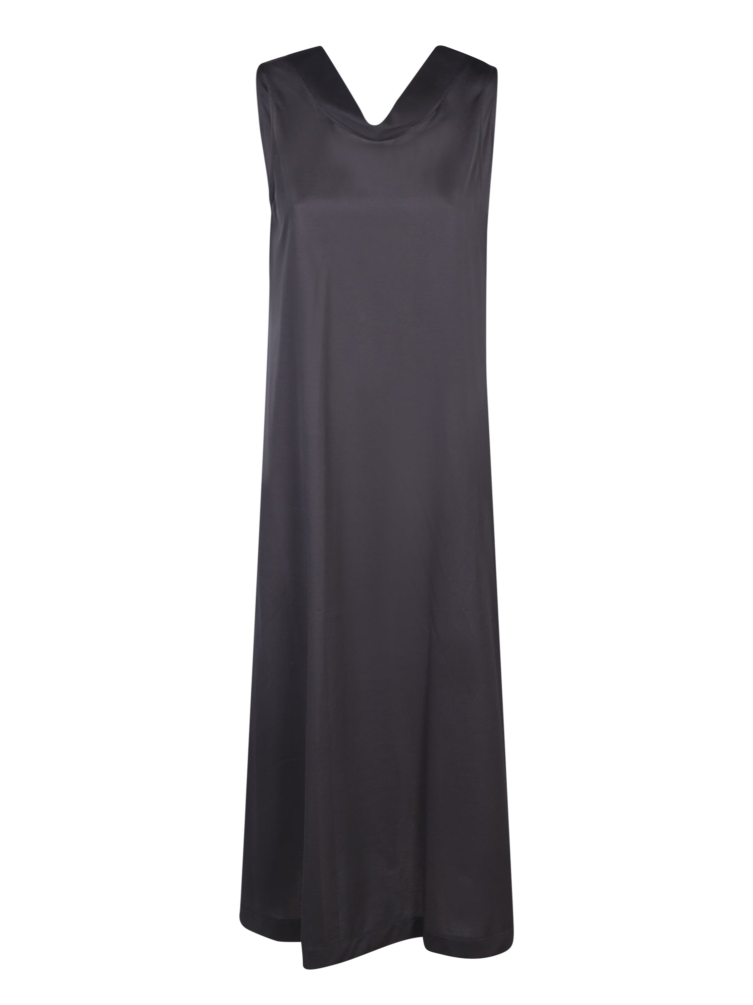 ISSEY MIYAKE 미디 블랙 드레스