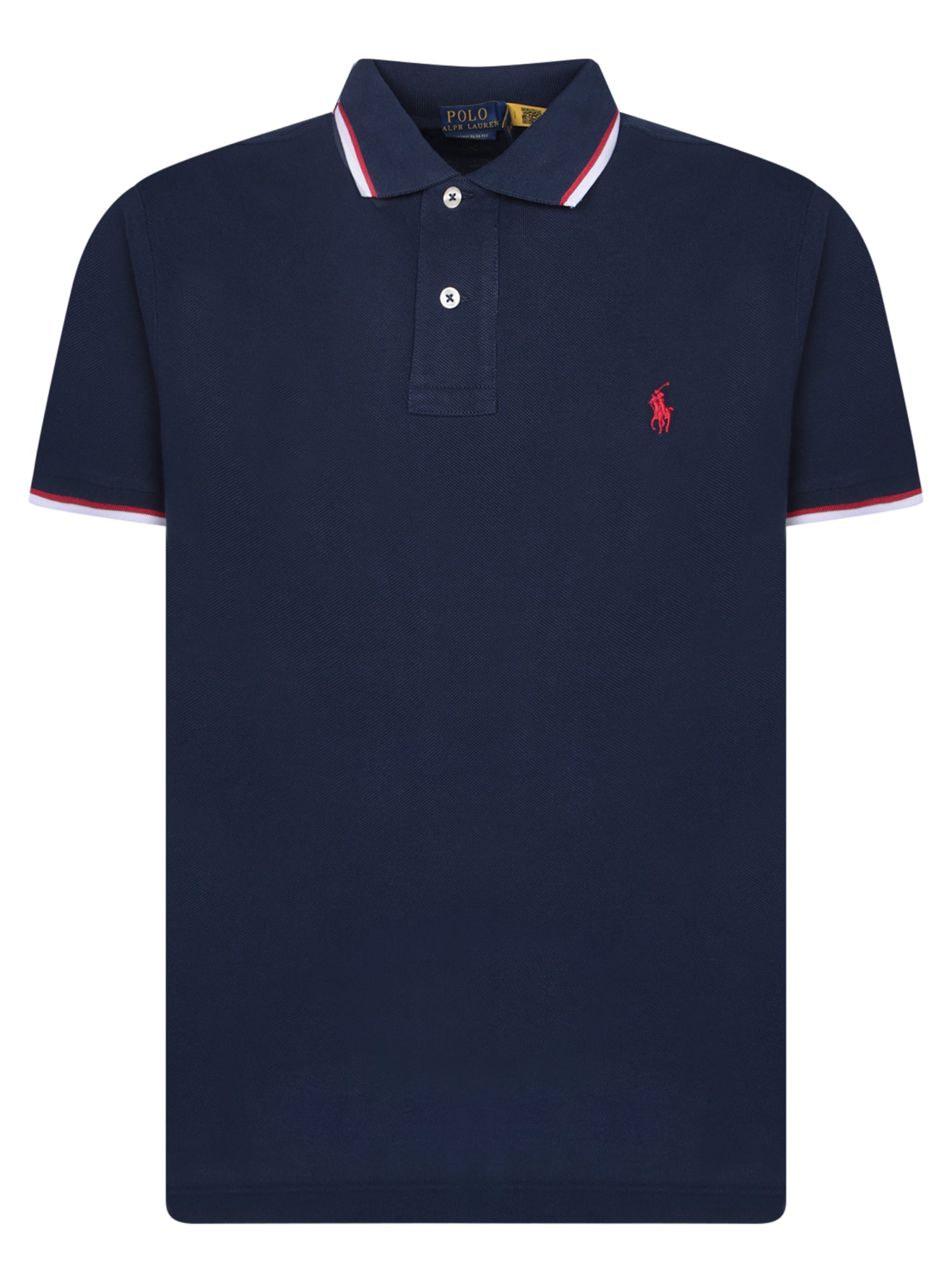 폴로 RALPH LAUREN 블루 피켓 폴로 셔츠 폴로 Ralph Lauren