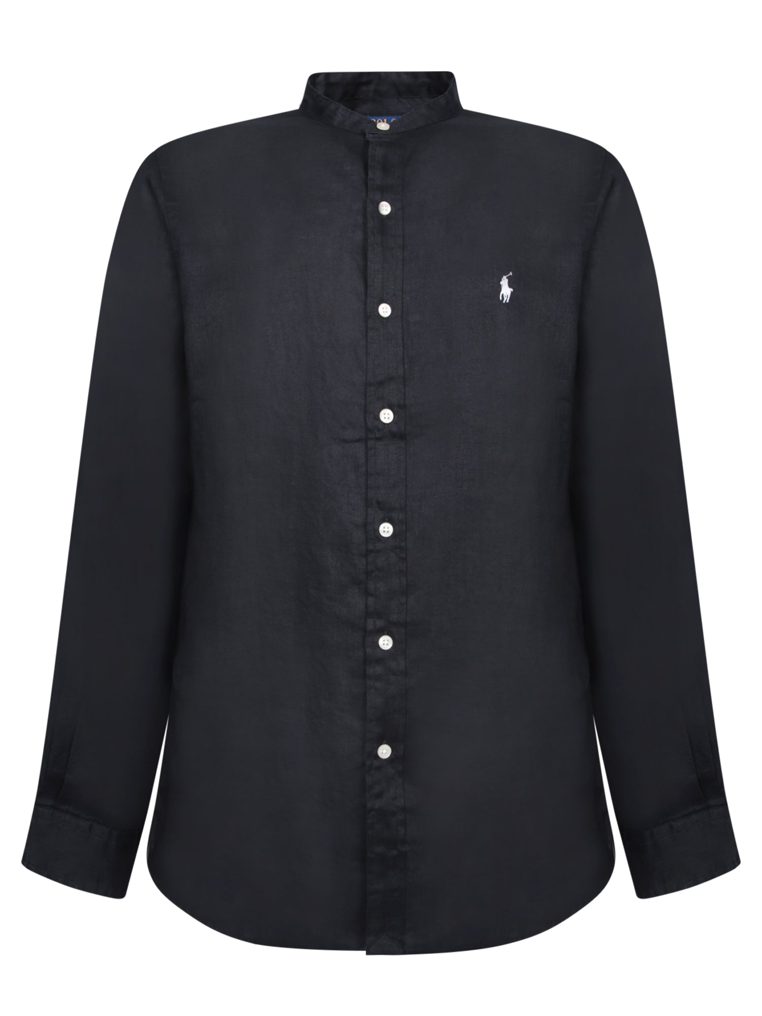 폴로 RALPH LAUREN 블랙 린넨 Mandarin 카라 셔츠 폴로 Ralph Lauren