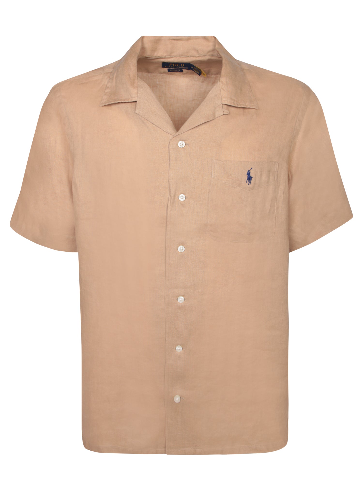 폴로 RALPH LAUREN 폴로 Ralph Lauren 베이지 린넨 볼링 셔츠
