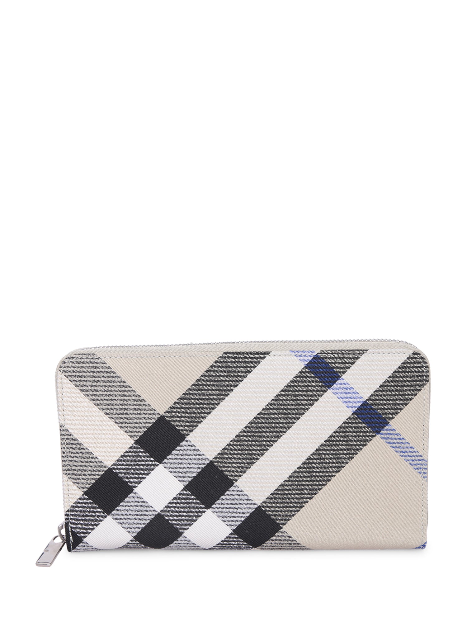 BURBERRY L 집 체크 아이보리 지갑