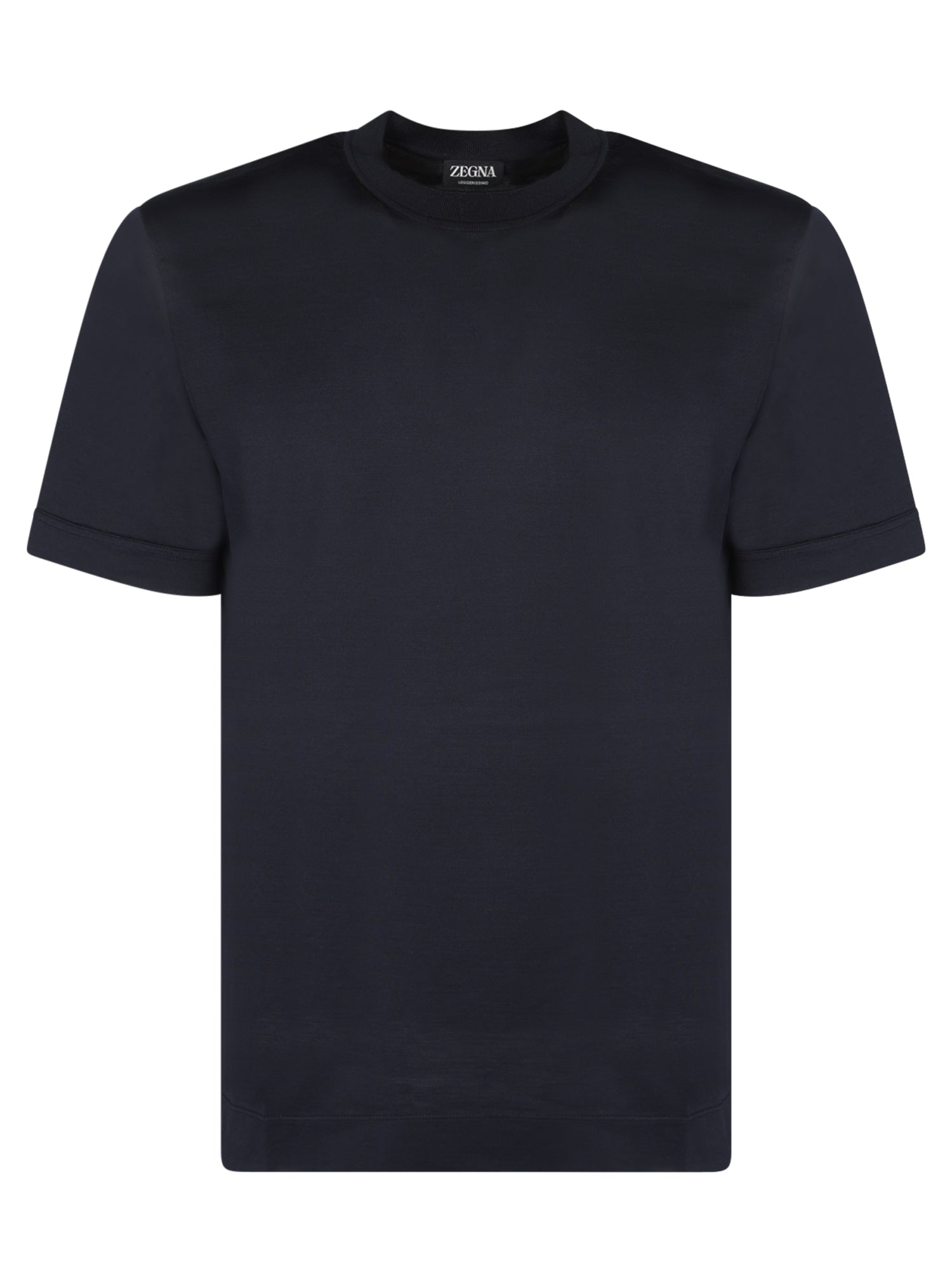 ZEGNA ZEGNA 울트라 경량 블루 티셔츠
