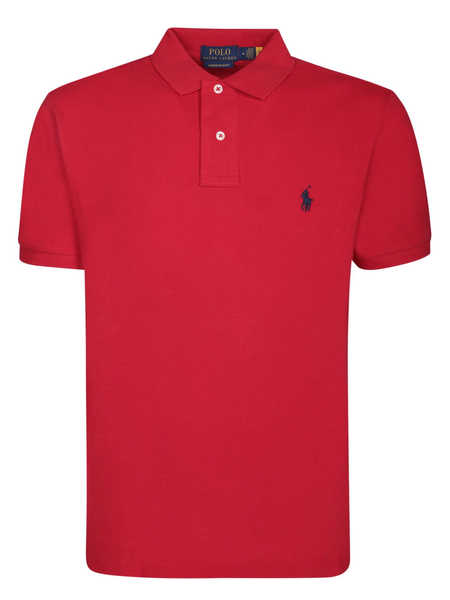 폴로 RALPH LAUREN Red 코튼 피켓 폴로 셔츠 by 폴로 RALPH LAUREN