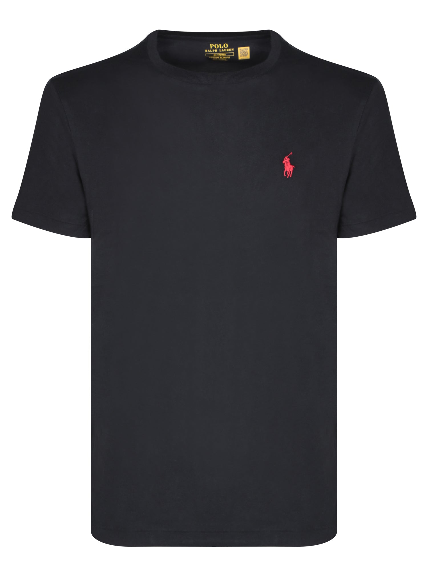 폴로 RALPH LAUREN 폴로 Ralph Lauren 블랙 코튼 슬림 핏 티셔츠