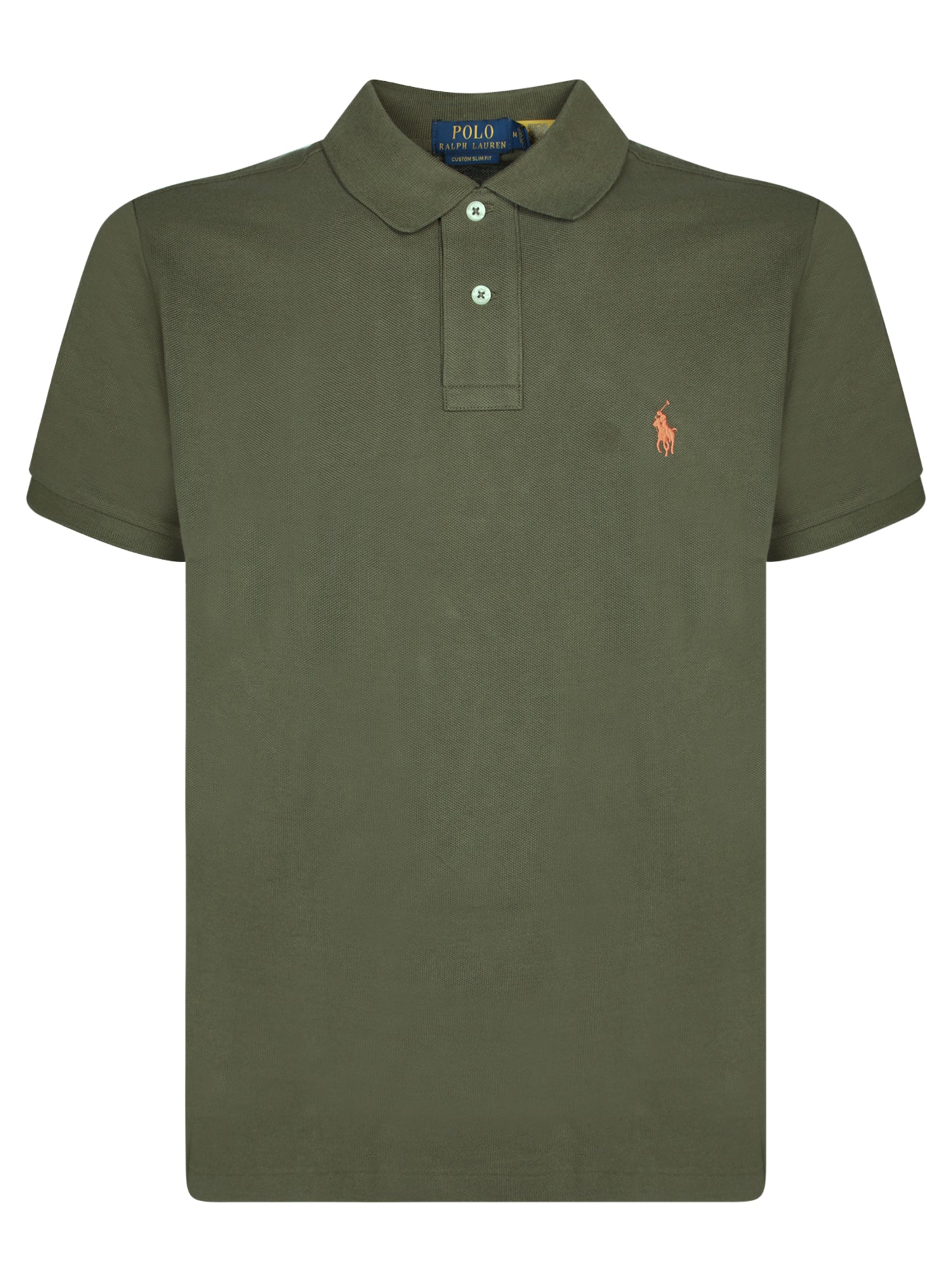 폴로 RALPH LAUREN 밀리터리 그린 피켓 폴로 셔츠 by 폴로 Ralph Lauren
