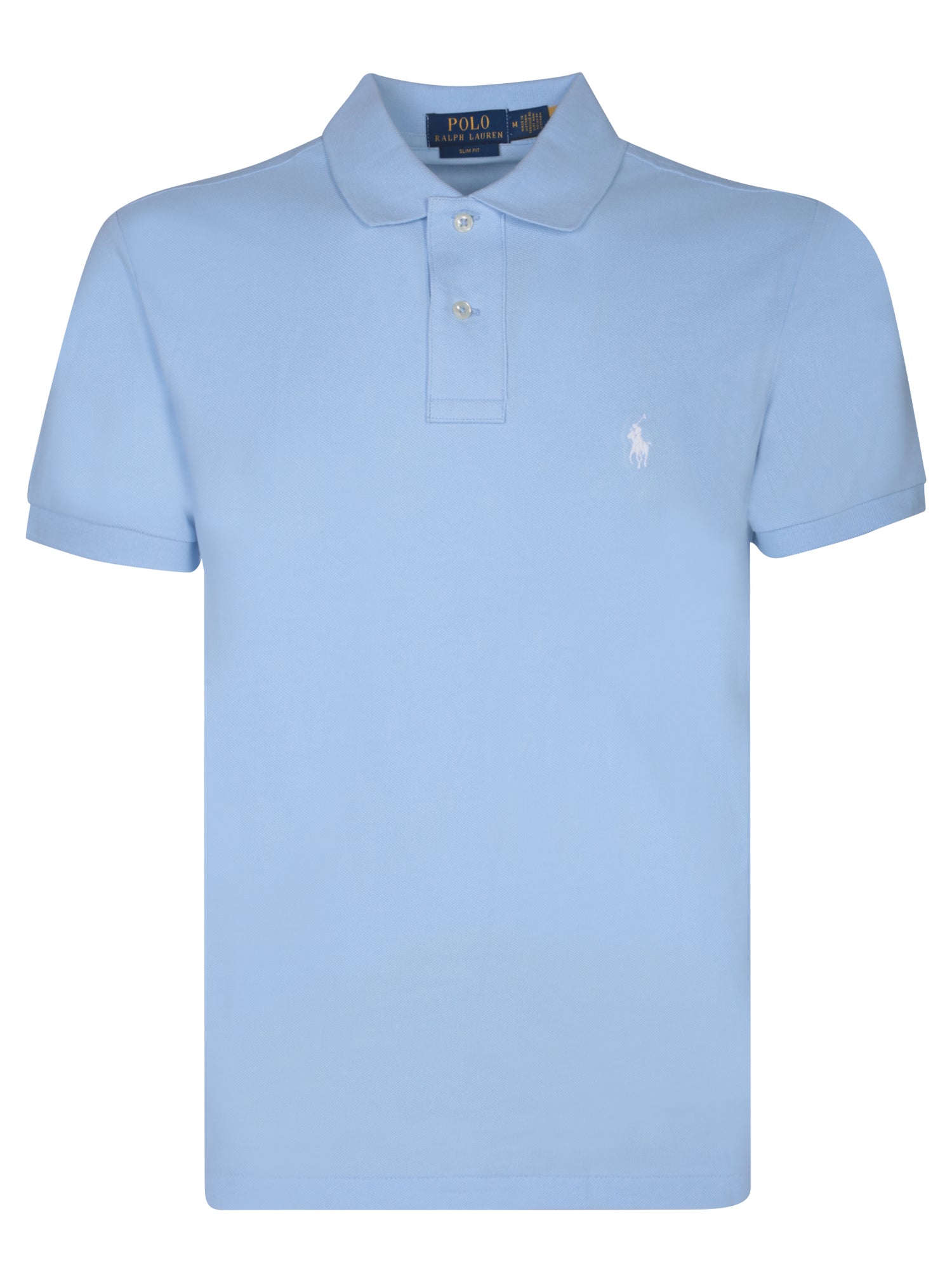 폴로 RALPH LAUREN 폴로 Ralph Lauren 라이트 블루 슬림 핏 피켓 폴로 셔츠