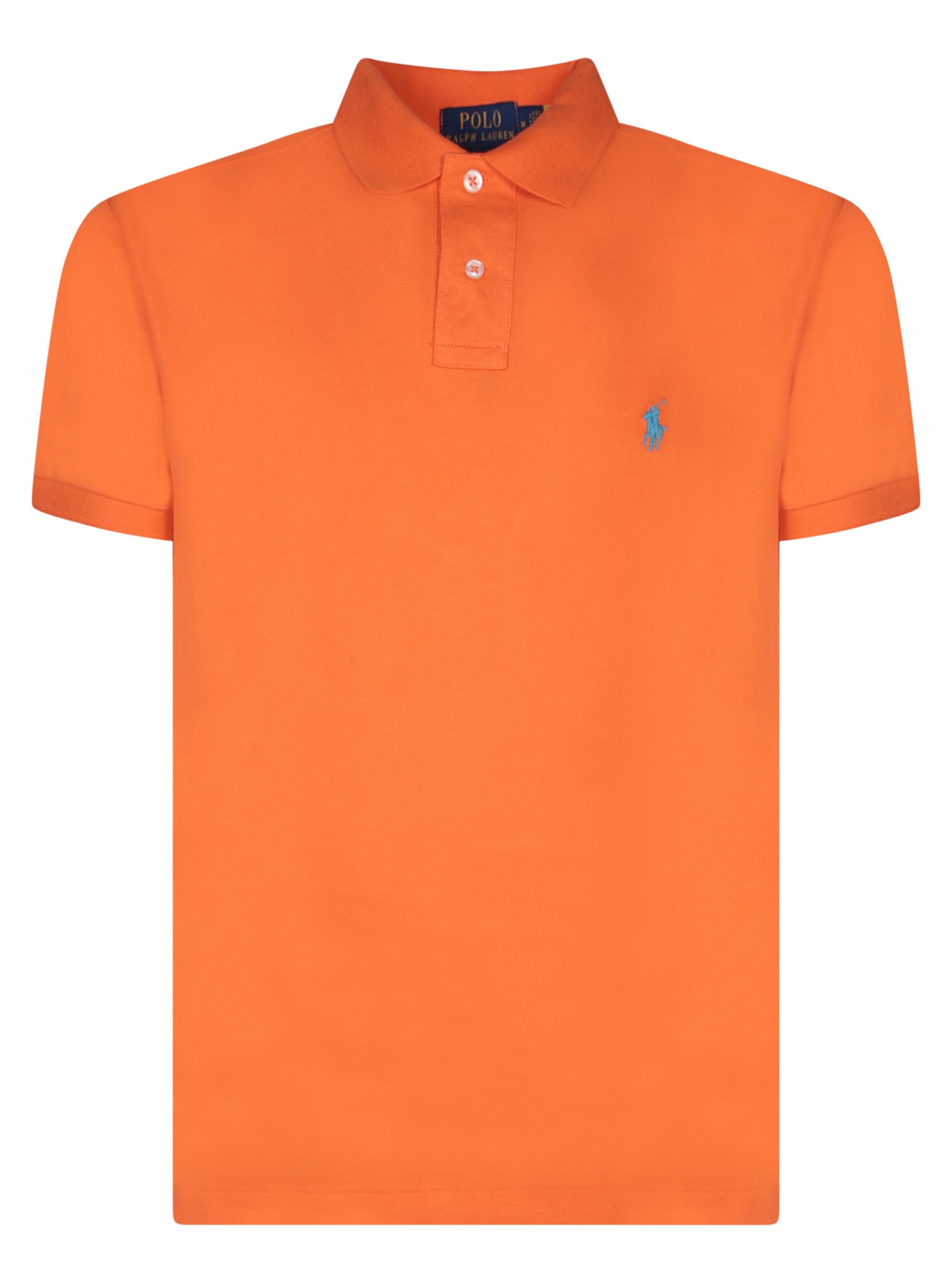 폴로 RALPH LAUREN Ralph Lauren 슬림 핏 오렌지 피켓 폴로 셔츠