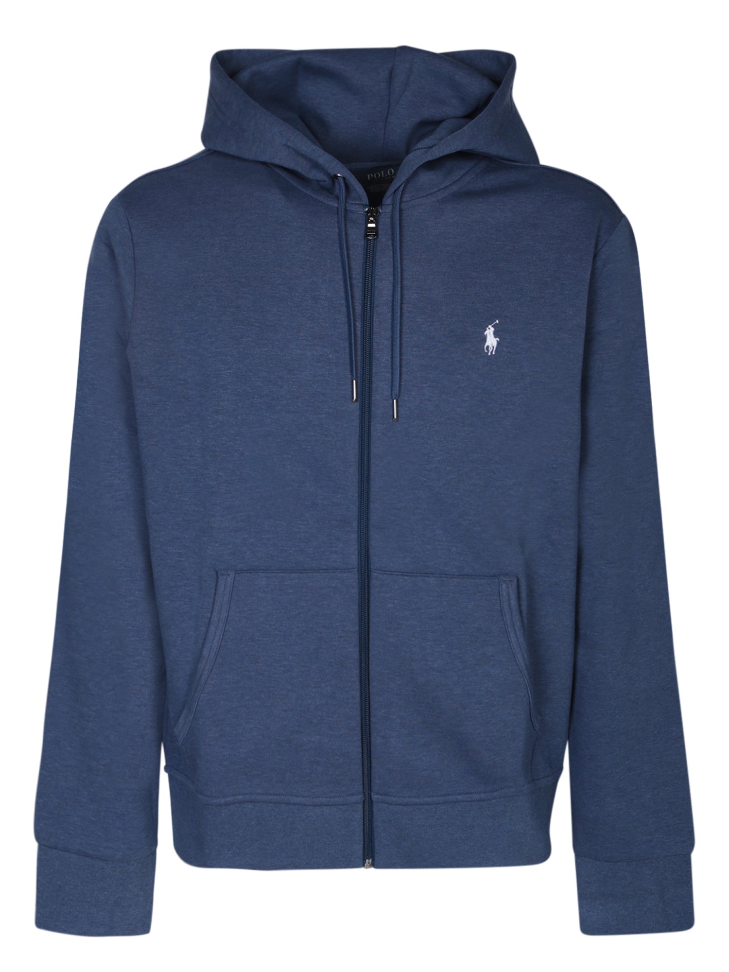 폴로 RALPH LAUREN 폴로 Ralph Lauren 블루 더블 니트 집 후드