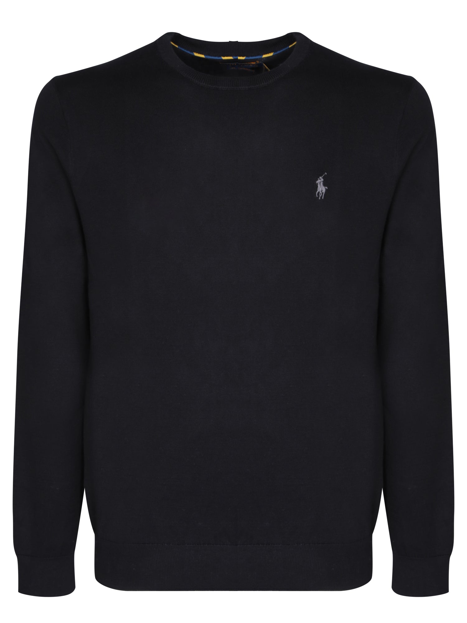 폴로 RALPH LAUREN 폴로 Ralph Lauren 블랙 코튼 슬림 핏 스웨터