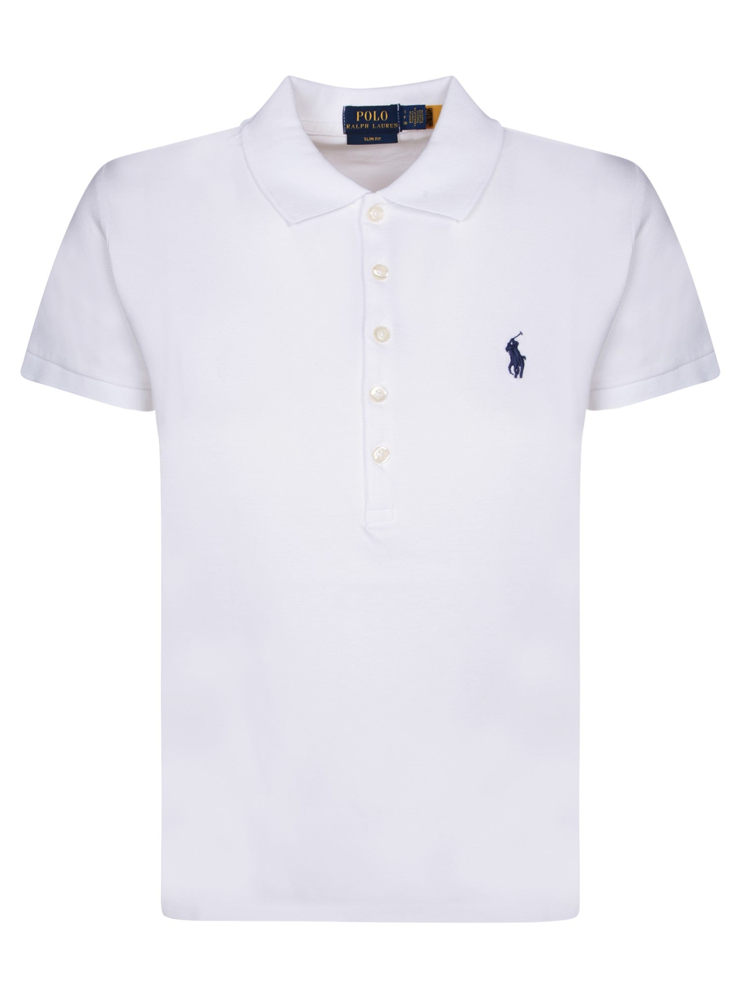 폴로 RALPH LAUREN 화이트 코튼 폴로 셔츠 by 폴로 RALPH LAUREN