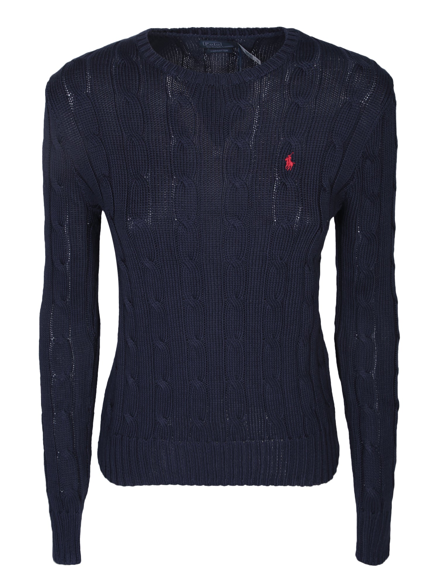 폴로 RALPH LAUREN 폴로 Ralph Lauren 블루 케이블 니트 울 스웨터