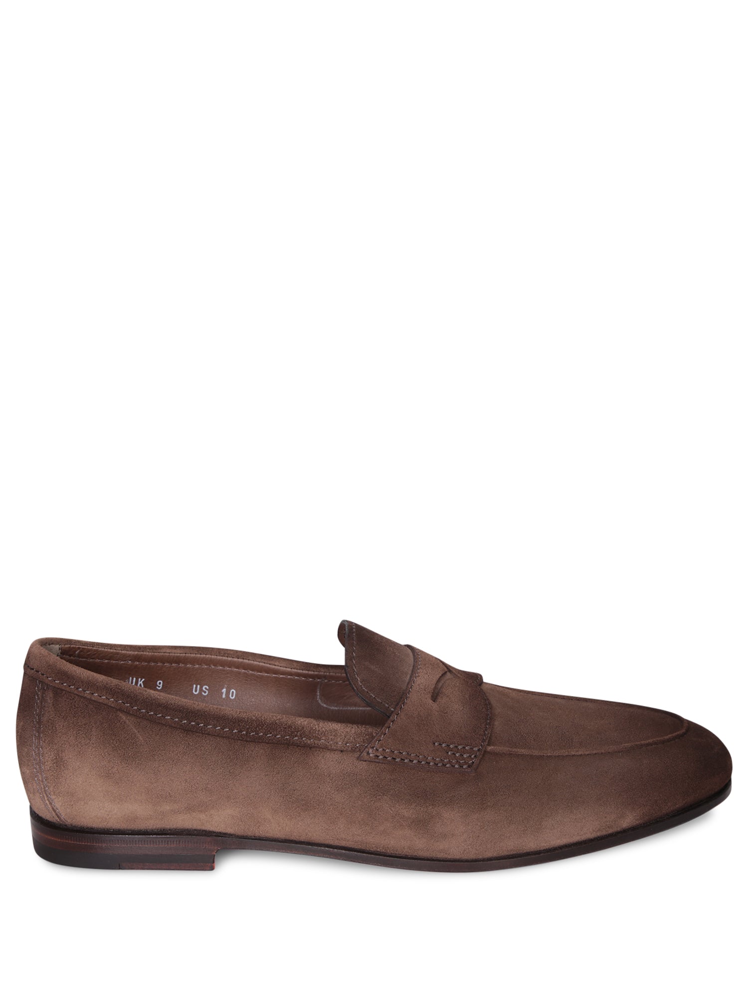 SANTONI Carlo 스웨이드 로퍼 in 브라운