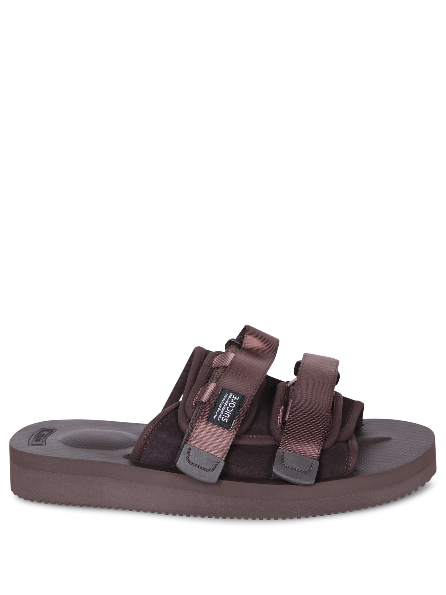 SUICOKE Moto Cab 브라운 샌들