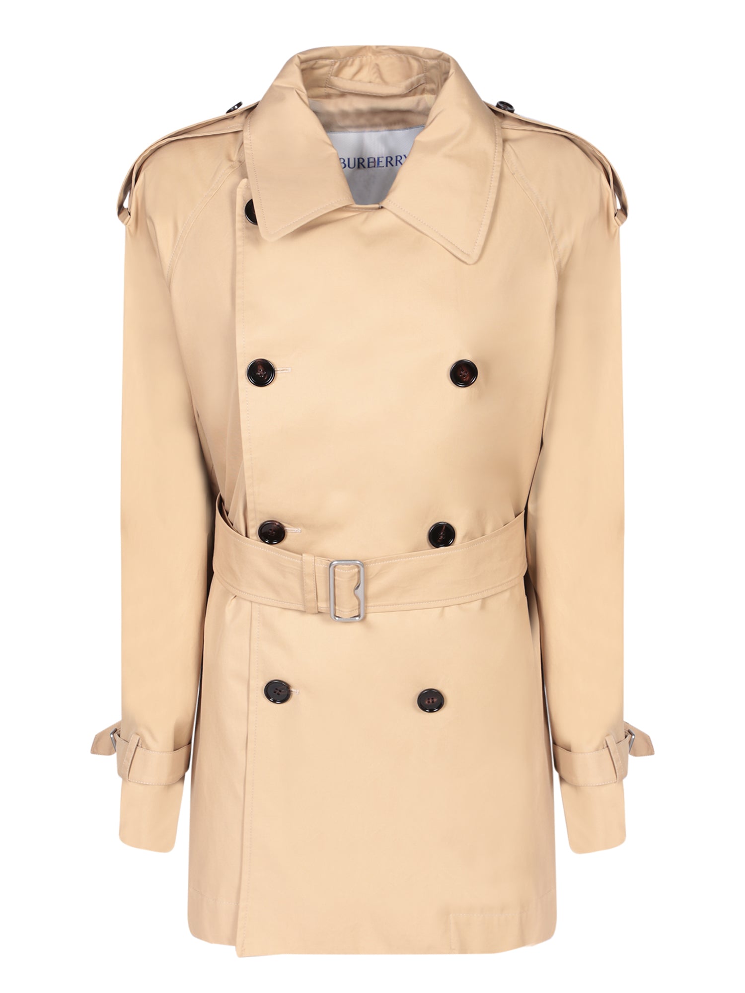 BURBERRY 베이지 쇼츠 트렌치 코트